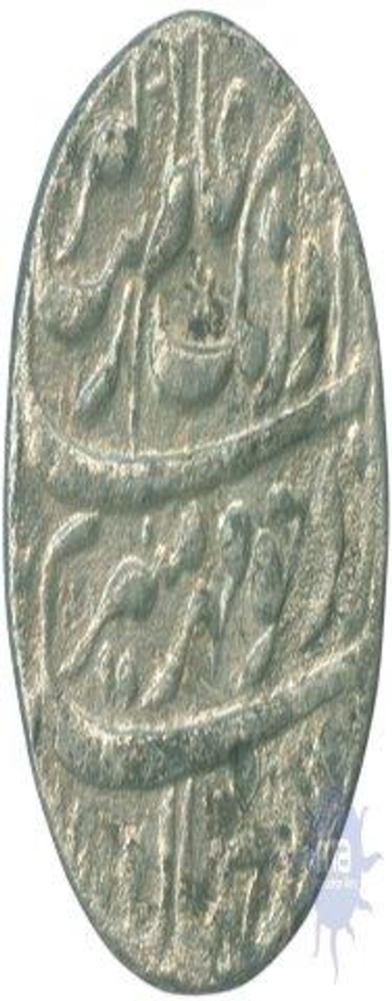 Silver Rupee Coin of Aurangzeb Alamgir of Allahabad Mint.