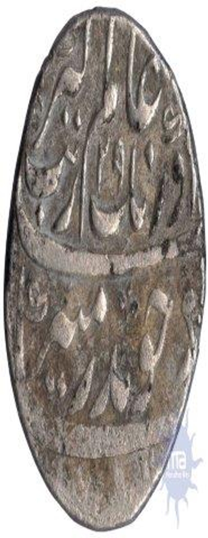 Silver Rupee Coin of Aurangzeb Alamgir of Sholapur Mint.