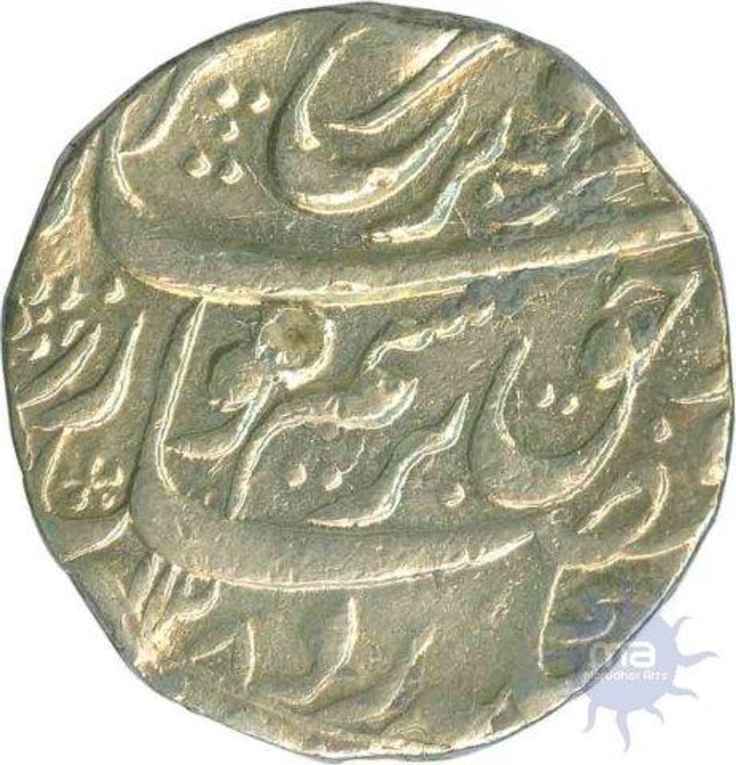   Silver Rupee Coin of Farrukhsiyar of Shahjahanabad mint.