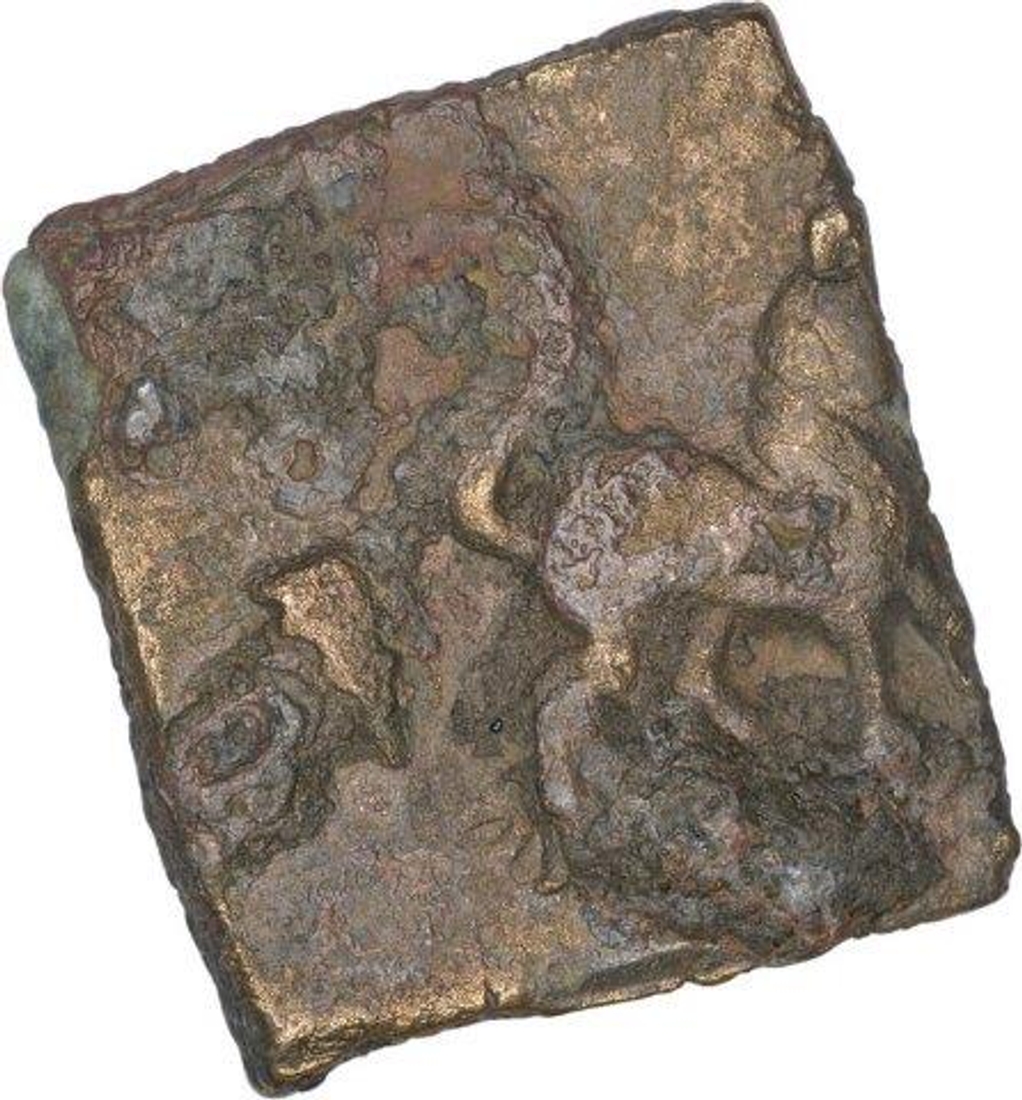 Copper Coin of Bhadra Mitra Dynasty.