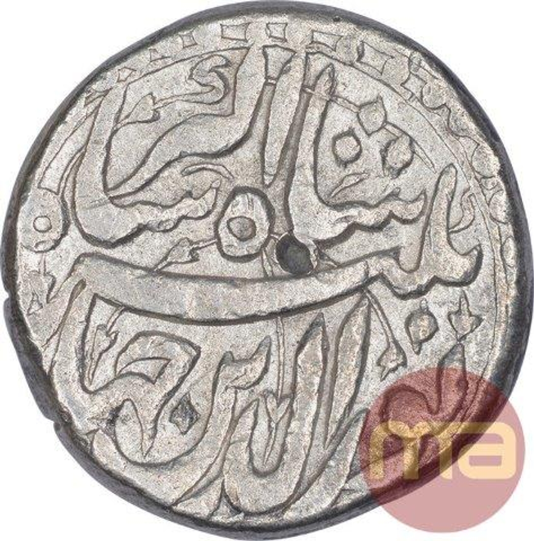 Silver One Rupee Coin of Jahangir of Patna Mint of Isfandarmuz Month.