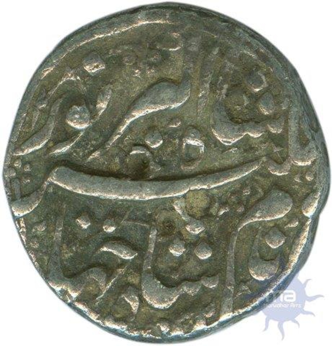 Silver Rupee of Jahangir of Lahore Mint.
