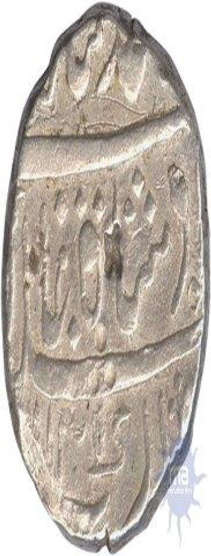 Silver Rupee Coin of Muhammad shah of Qamarnagar mint.