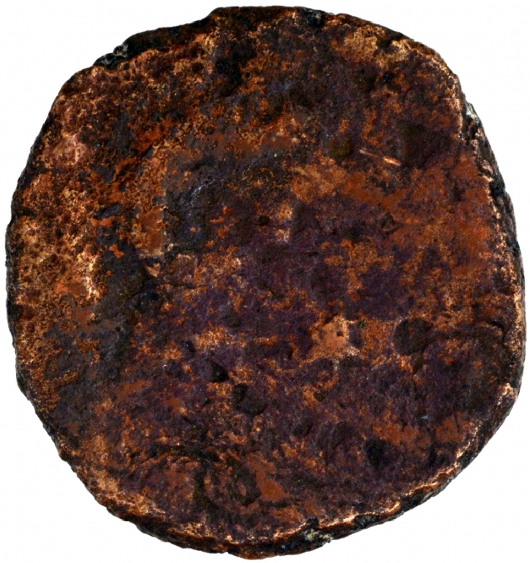 Copper Two Bazaruco Coin of  Sebastiao of Goa of Indo Portuguese.