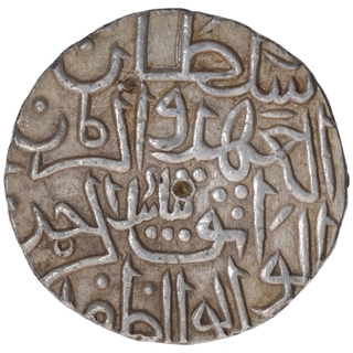 Scarce Bahmani Sultan Taj ud din Firuz Silver Tanka Coin of Hadrat Ahsanabad Mint 