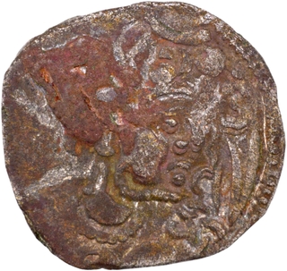 Billon Drachma Coin of Indo Sassanians.