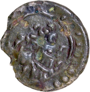 Silver Tanka Coin of Muizz ud din Kaiqubad of Hadrat Delhi Mint of Delhi Sultanate.