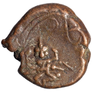 Error Copper Kasu Coin of Madurai Nayaks.