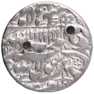 Silver One Rupee Coin of Shah Jahan of Multan Mint.