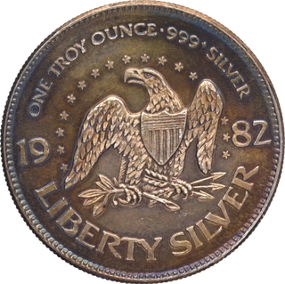 One oz Silver Coin of USA.