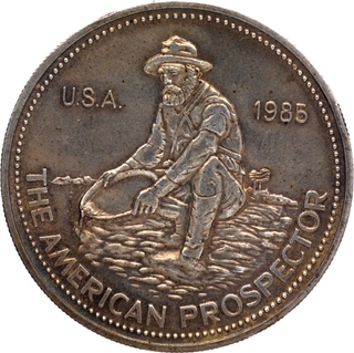 Silver One oz Coin of USA.