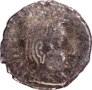 Silver Drachma Coin of Vijayasena of Western Kshatrapas.