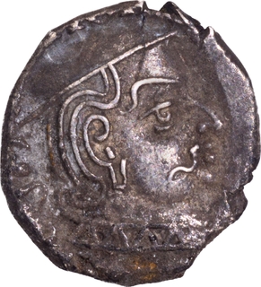 Western Kshatrapas Drachma Silver Coin of Damajadasri III.