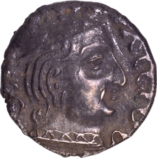 Rare Silver Drachma Coin of Yasodaman of Western Kshatrapas.