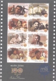 Miniature sheet of india of 2013, 100 Years Of Indian Cinema.