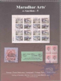 Marudhar Arts Auction catalogue of Coins, Stamps and Note.