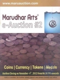 Marudhar Arts Auction catalogue of Coins, Stamps and Note.