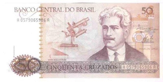 Paper money of Brazil, 50 Cruzados.