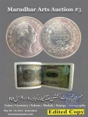 Marudhar Arts Auction catalogue of Coins, Stamps and Note.