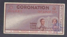 Rocket Despatch fee , 1937, 1 Rupees Issues in 