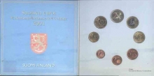 Set Eight Coins of Different Denominations of Finland. 