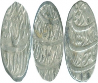 Lot of Three Silver Rupees of Ahmad Shah Durrani of Afghanistan.