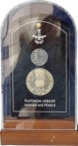 2007 Silver VIP Proof Set of Indian Air Force Platinum Jubilee of Kolkata Mint.