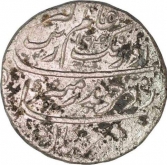 Silver One Rupee Coin of Aurangzeb Alamgir of Surat Mint.