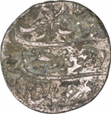 Silver One Rupee Coin of Aurangzeb Alamgir of Surat Mint.