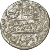 Silver One Rupee Coin of Aurangzeb Alamgir of Surat Mint.