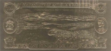 Antigua & Barbuda of One Hundred Dollars 100$ of Independence November 1981.