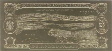 Antigua & Barbuda of One Hundred Dollars 100$ of Independence November 1981.