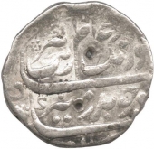 Silver One Rupee Coin of Aurangzeb Alamgir of Golkonda Mint.