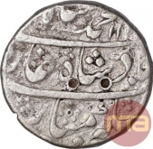 Silver One Rupee Coin of Muhammad Shah of Akbarabad Mustaqir ul khilafa Mint.