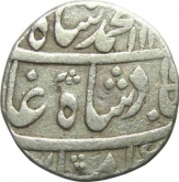 Silver One Rupee Coin of Muhammad Shah of Itawa Mint.