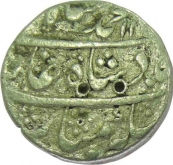 Silver Rupee of Muhammad Shah of Akbarabad Mustaqir-ul-khilafat Mint.