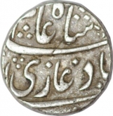 Silver One Rupee Coin of Shah Alam II of Kankruti Mint.