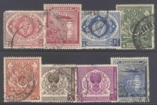 1951, Stamps of Pakistan, Set of 8 Stamps, Sc.No: 55,56,57A-62.