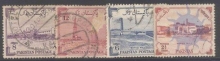 1955, Stamps of Pakistan, Set of 4 Stamps, Sc.No: 73A-76.