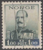 1937-38, Stamps of Norway, Set of 1 Stamp, Sc.No: 177.