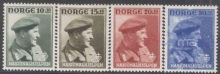 1946, Stamps of Norway, Set of 4 Stamps, Sc.No: B43-B46.