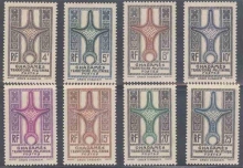 1949, Stamps of Libya, Set of 8 Stamps, Sc.No: 3N1-3N8.