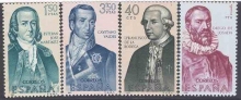 1967-1968, Stamps of Spain, Set of 4 Stamps, Sc.No: 1489, 1493, 1495, 1548.