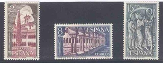 1973, Stamps of Spain, Set of 3 Stamps, Sc.No: 1786-1788.