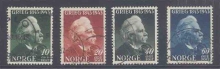 1943, Stamps of Norway, Set of 4 Stamps, Sc.No: 255-258.