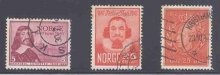 1947, Stamps of Norway, Set of 3 Stamps, Sc.No: 279, 290, 291.