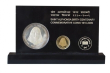 2009 VVIP Proof Set of Saint Alphonsa Birth Centenary of Mumbai Mint.