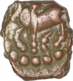 Copper Coin of Ganapati Naga of Nagas of Padmawati.