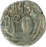 Billon Drachma of Samanta Deva of Turk and Hindu Shahis of Kabul and Gandhara. 