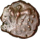 Copper Quarter Kakini of Nagas of Padmawati of Ganapati Naga.